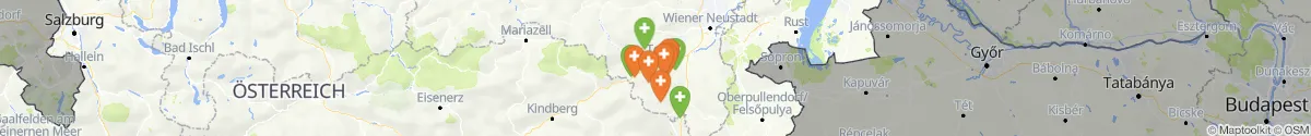 Map view for Pharmacies emergency services nearby Raach am Hochgebirge (Neunkirchen, Niederösterreich)